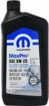 MOPAR s&uuml;nteetiline mootori&otilde;li 0W20 MaxPro+ MS-6395, sobib CHRYSLER, JEEP, DODGE 3.6