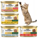 PURINA GOURMET GOLD niiske kassitoit eri maitsetega kastmes, 24 x 85 g