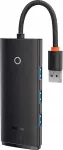 Baseus Lite Series USB jagaja, 1x USB-C, 4x USB-A 3.0 (WKQX030001)