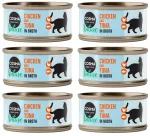 Cosma Nature m&auml;rg kassitoit kanaliha ja tuunikalaga, 6 x 70 g