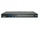 Muutmatu v&otilde;rgul&uuml;liti 24 RJ45 PoE+ 1 Gb/s ja 2 SFP pordiga
