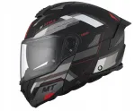 Motorratta kiiver MT Helmets Atom 2 SV Bast D5, must-valge, mati