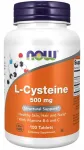 Toidulisand NOW Foods L-Tsetiin 500mg C- ja B6-vitamiinidega, 100 tabletti