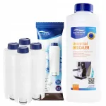 4 tk Delonghi AL-S002 filtrid ja universaalne 500 ml katlakivieemaldusvedelik