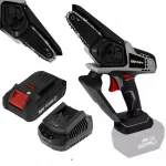Mini kettsaag GRAPHITE 4 Ah akuga ja laadijaga