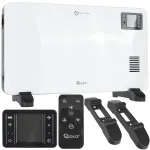 Konvektsioonk&uuml;te LCD puldi ja WiFi-ga, valge, 2300 W