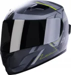 Motorrattakiiver STORMER WISE RUNNER hall/kollane matt, suurus M