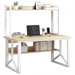 Arvutilaud heledast tammest, 120 cm, modernne loft