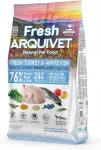 Poolniiske toit vanematele koertele Arquivet kalkuniliha ja valge kalaga, 2,5 kg