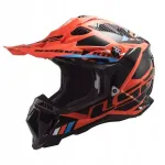 Motojalgratturi kiiver LS2 MX700 Subverter Stomp, oranž/must, suurus XXL