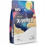 KFD Premium X-WHEY WPC WPH WPI valgu toidulisand 540g, vanilli- ja maasikamaitseline