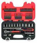 Padrunite ja 1/4" otsikute komplekt, 65 osa, BAHCO SW65