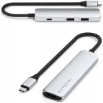 USB-C jagaja SATECHI HDMI 4K, 2x USB-A, USB-C