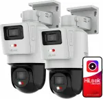 IP-valvekaamera HiLook Hikvision TandemVu PTZ-D4, 8MP (4MP+4MP) komplekt