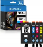 Ninetec 903XL tindikassetid, 4 tk, HP OFFICEJET printeritele
