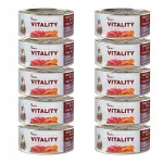 Niiske kassitoit Akinu VITALITY tuuni ja krevettidega, 10 x 70 g