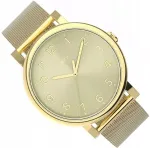Naiste Timex TW2Y68900 kell 38 mm kuldse v&otilde;rkv&otilde;ruga ja &scaron;ampanjav&auml;rvi numbritega