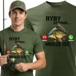 Termoaktiivsed khaki kalamehe s&auml;rgid FISH CALL - I HAVE TO GO