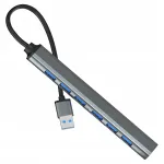 USB jagaja, 6 pesa, USB 2.0/3.0, 5 Gb/s