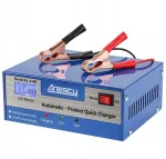 12V/24V automaatne autolaadija LCD-ekraaniga