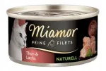 M&auml;rgtoit Miamor Feine Filets Naturell, 80 g, tuunikala ja l&otilde;he
