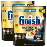 N&otilde;udepesukapslid Finish Ultimate Plus, sidrunil&otilde;hnaga, 2 x 90 tk