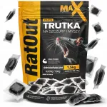 N&auml;riliste m&uuml;rgised pastad Ratout Max Power Brodifacoum pasta 1,5 kg