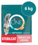 Kuiv kassitoit Purina ONE Bifensis Sterilized l&otilde;hega, 8 x 750 g