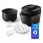 Mitmekeitja Philips HD2151/40, 1000W, must, LCD taimer, aurutamiseks