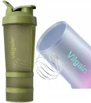 Vilgain Pro 2Go shaker vastavate anumitega 450 + 150 + 100 ml roheline