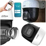 V&auml;ljas videokaamera Dahua P5I-PV WiFi-ga, helialarmiga ja fikseeritud fookuskaugusega