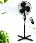 Lauaventilaator WINDMILL ZL1000, 16", must, puldiga