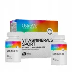 Toidulisand OSTROVIT VITA&MINERALS SPORT, 60 kapslit