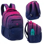 Astrabag HEXAGON PINK OMBRE t&uuml;drukute koolikott