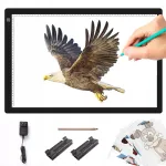 Lumino Pro A3 LED valgusega joonistustahvel, juhtmevaba