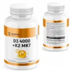 Toidulisand INSPORT VITAMIIN D3 4000 + K2 MK-7, 100 tabletti