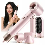 Juuksekuivati 5in1 ioniseerimisega 1300W roosa