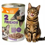 2 Friends m&auml;rg kassitoit pardaga, 72% lihal&otilde;igud kastmes, 415 g