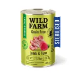 WILD FARM Premium Grain Free kassitoit lambaliha ja tuunikalaga steriliseeritud kassidele, 400 g