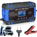 Automaatne auto aku laadija 12V/24V taastamisfunktsiooniga