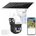 V&auml;litingimuste p&auml;ikese kaamera GENBOLT, 4G LTE, juhtmevaba, 3MP+3MP, ilma WiFi-ta