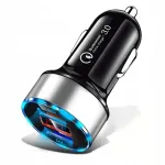 Koanni auto laadija, 3.1A, LED, Quick Charge 3.0
