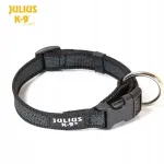 Antkaklis Julius K9, hall, 20 mm, must