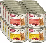 Animonda Carny Senior niiske kassitoitude komplekt erinevate maitsetega, 24 x 200 g