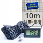 Elektrooniline termomeeter sondiga, -50+110&deg;C, 10 m kaabel, komplektis patareid