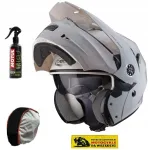 Moto kiiver CABERG TOURMAX MIDWAY, valge, koos Pinlockiga, suurus L