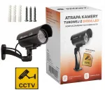 Valevalveme kaamera CCTV LED-iga, must