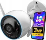 V&auml;liskaamera EZVIZ H3, 3MP, 2K, heliga, v&auml;rviline &ouml;&ouml;p&auml;evaringne pilt
