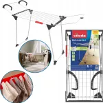 Vileda Premium 2in1 kokkupandav riidekuivati terrassile ja aeda