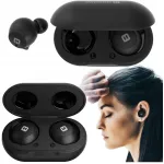 Swissten StoneBuds In-Ear TWS juhtmevabad k&otilde;rvaklapid mustad